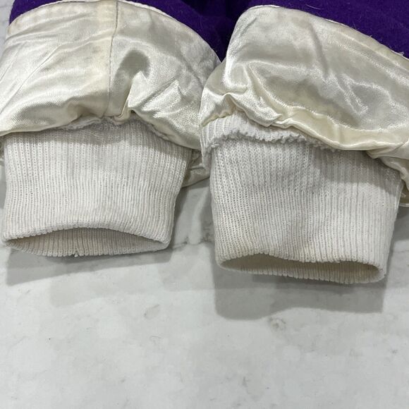 Kelsey Trail Womens Sz 20 Purple Vtg Canadian Embroidered Virgin Wool Coat lined - Picture 10 of 16